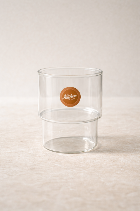 Borosilikat 2’li Cam Meşrubat Bardak 370ml Isıya Dayanıklı Şeffaf Cam Bardak Seti KW-1052