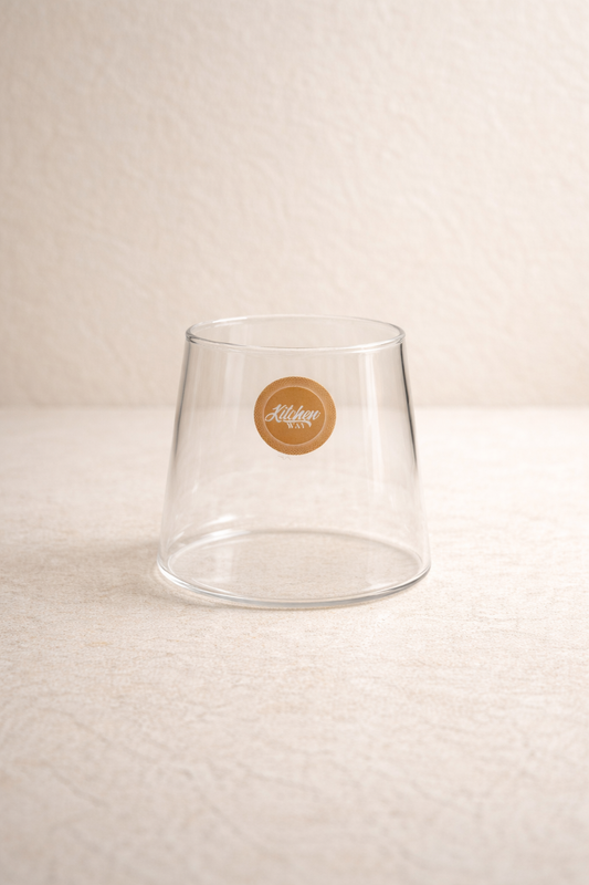 Borosilikat 2’li Cam Meşrubat Bardak 400ml Isıya Dayanıklı Şeffaf Cam Bardak Seti KW-1056