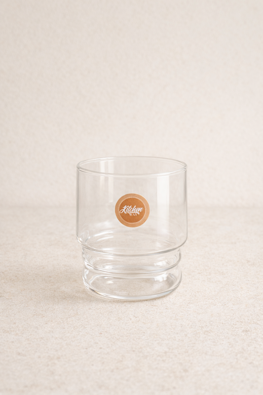 Borosilikat 2’li Cam Bardak 350ml Isıya Dayanıklı Şeffaf Cam Bardak Seti KW-1053