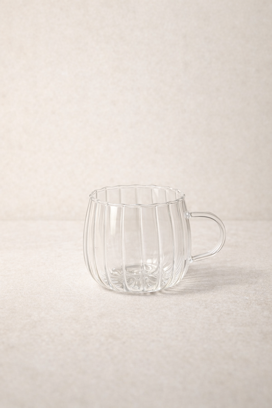 Borosilikat 2’li Cam Meşrubat Kupa 400ml Isıya Dayanıklı Şeffaf Cam Kupa Seti KW-1045