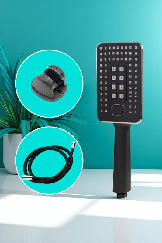 Yüksek Basınçlı 3 Fonksiyonlu Silikon Duş Seti SHN-1321