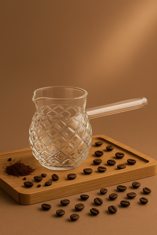 Borosilikat Cam Cezve KW-358