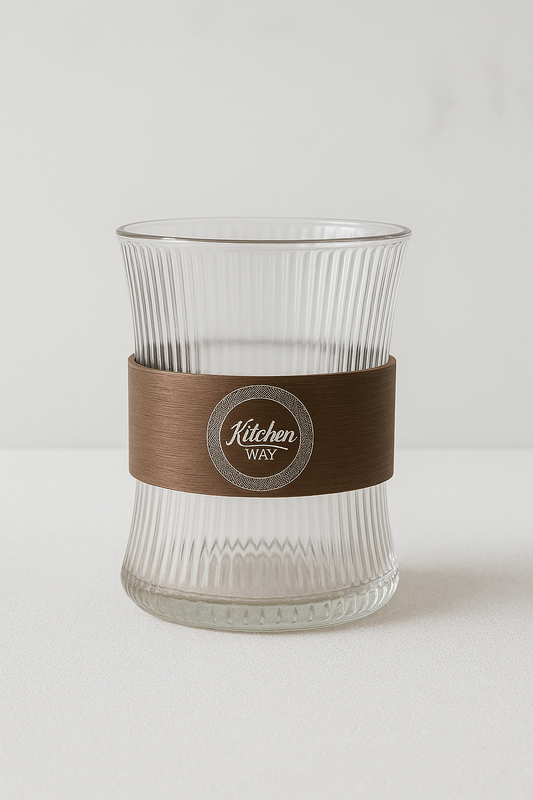 2’li Borosilikat Cam Bardak Seti Akasya Tutamaçlı KW-854