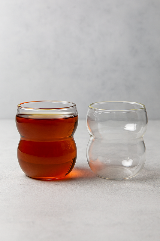 2’li Borosilikat Meşrubat Cam Bardağı KW-1044