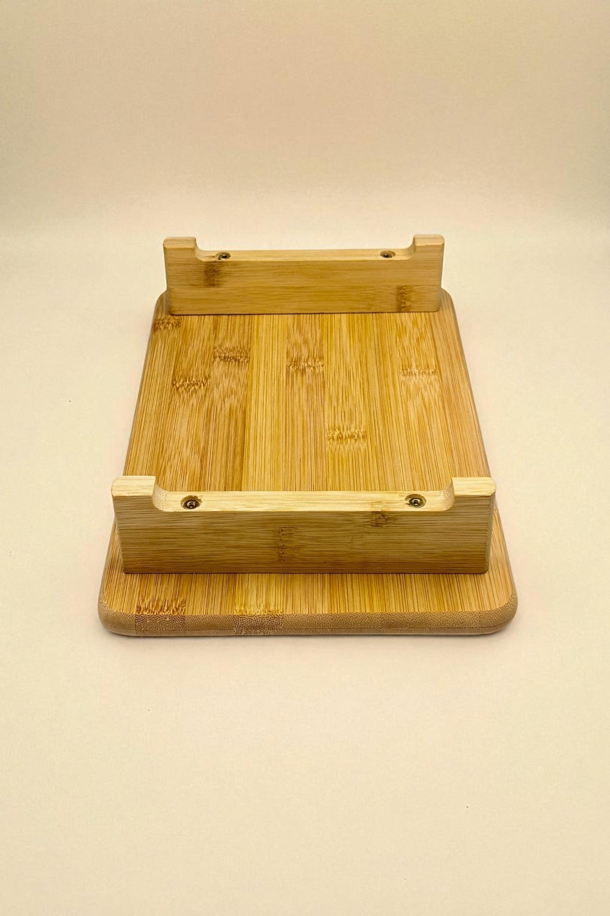 Ayaklı Bambu Sunumluk Servis Tabağı 29x19CM KW-914