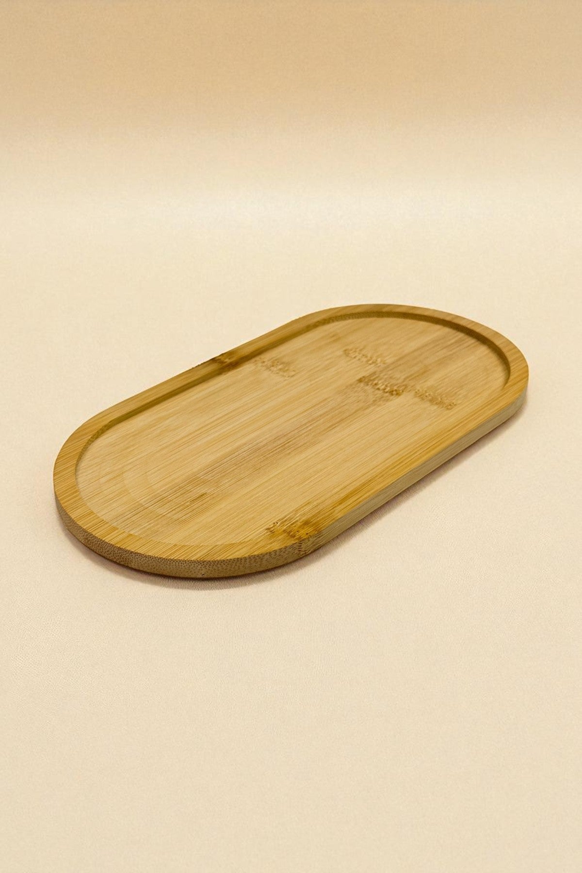 Bambu Oval Yağdanlık Altlığı 23 CM KW-150