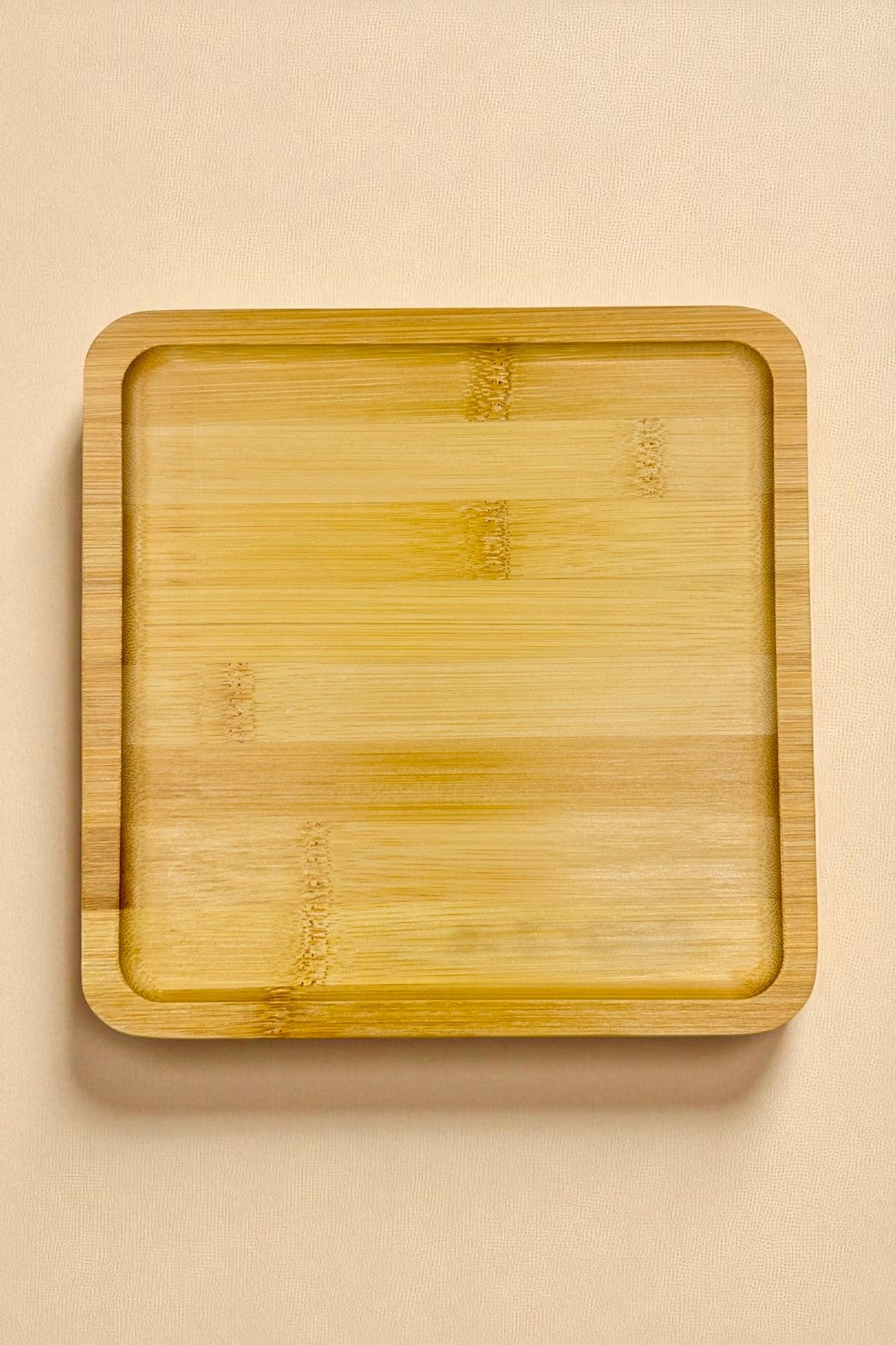 Bambu Sunumluk Kare Tepsi 20CM KW-154