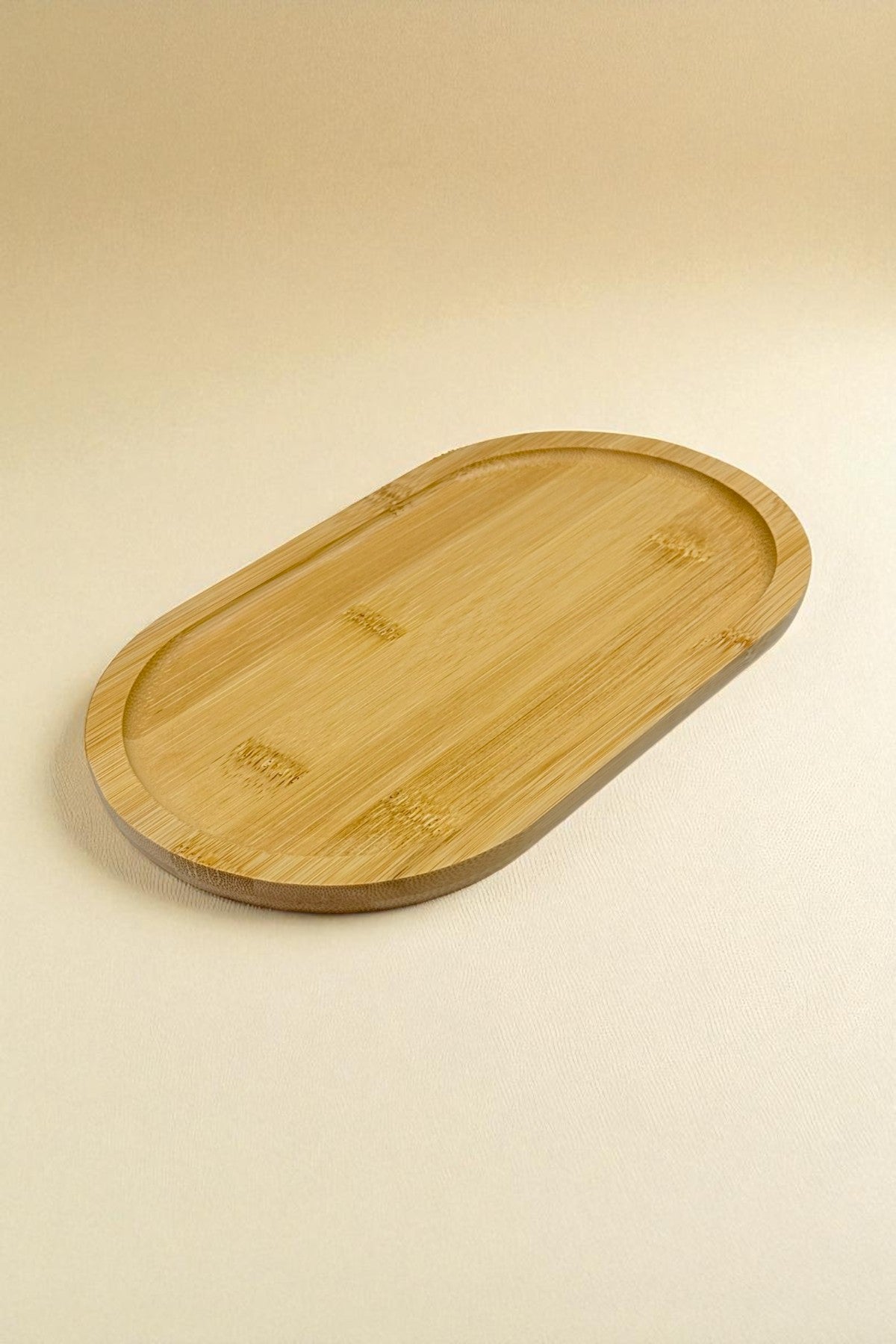 Bambu Oval Tepsi Sunumluk 25CM KW-176