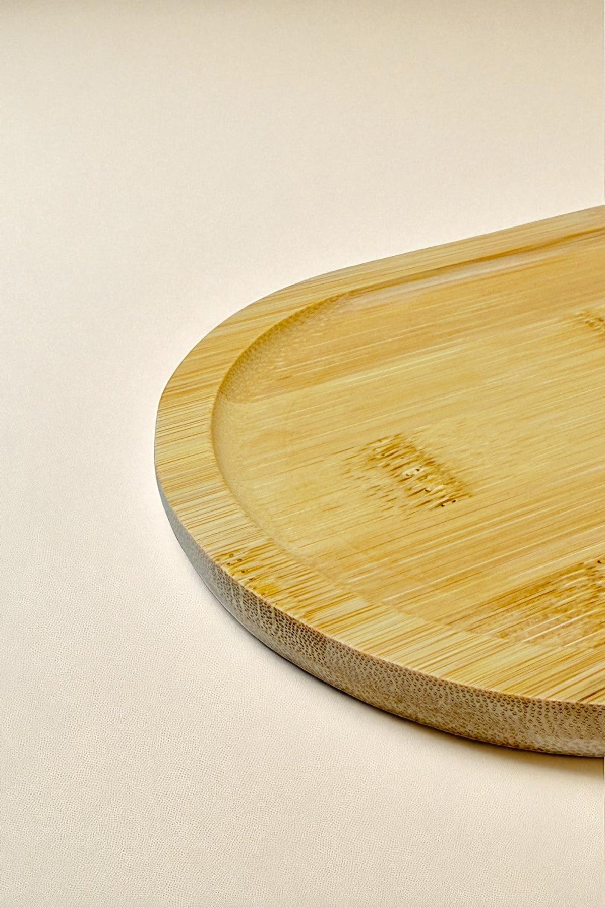 Bambu Oval Tepsi Sunumluk 25CM KW-176