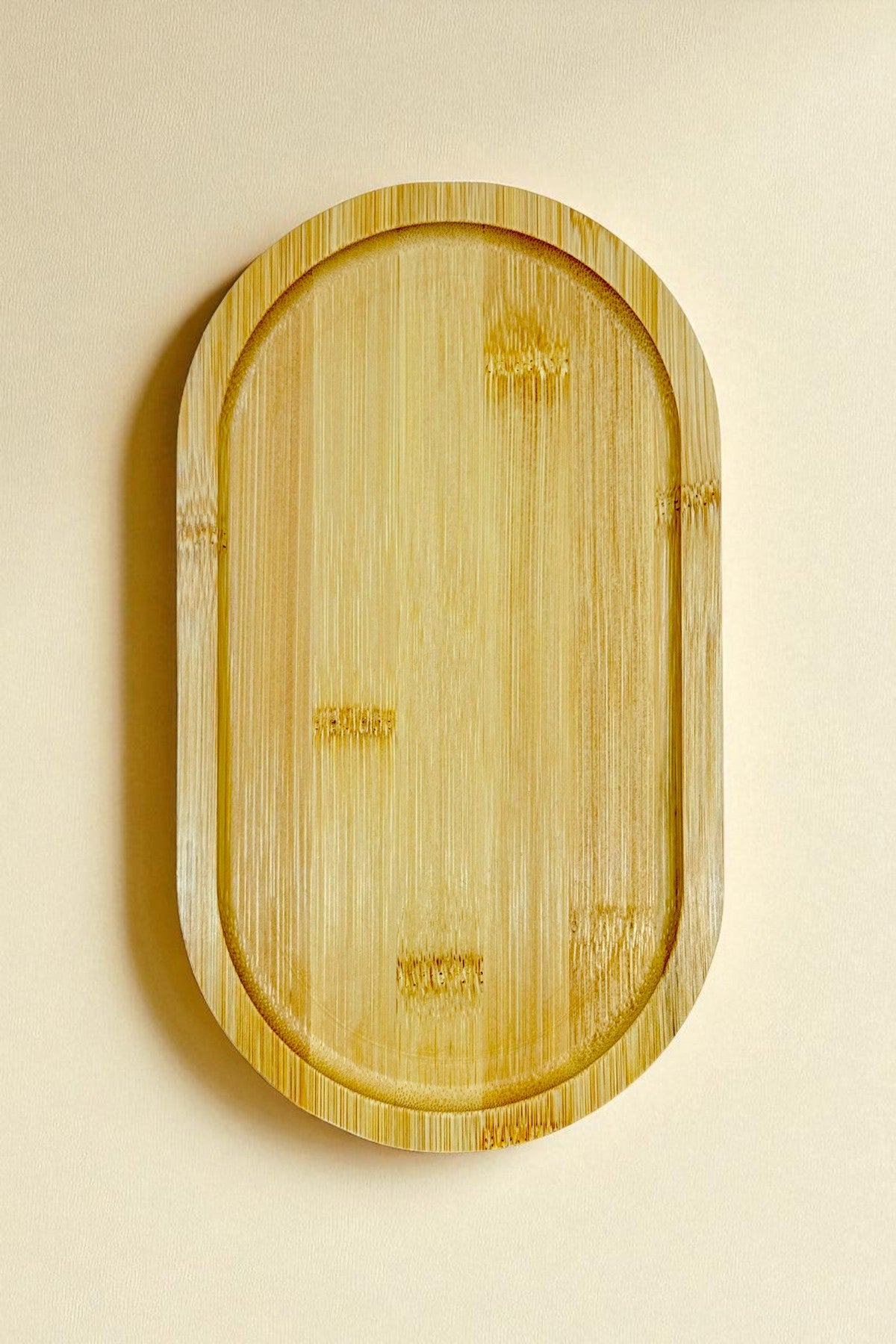 Bambu Oval Tepsi Sunumluk 25CM KW-176