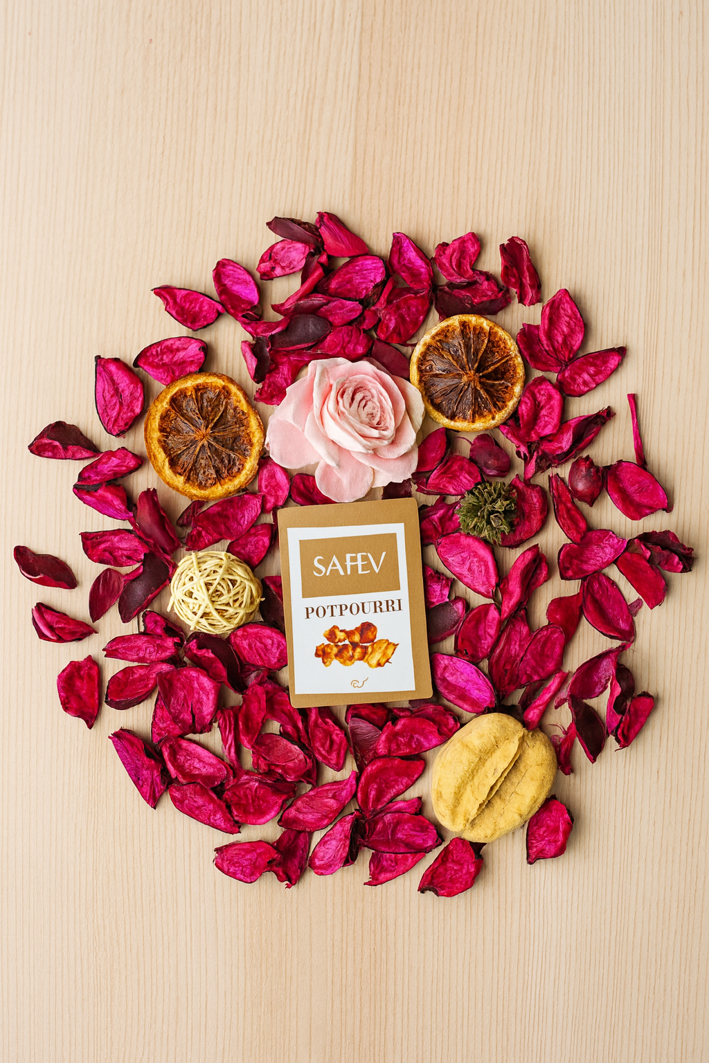 Kırmızı Renkli Kurutulmuş Dökme Kuru Gül 250Gr SHN-2089