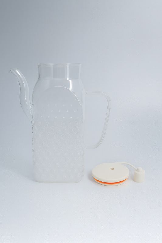 Isıya Dayanıklı Borosilikat 1000ml Cam Yağlık KW-1057