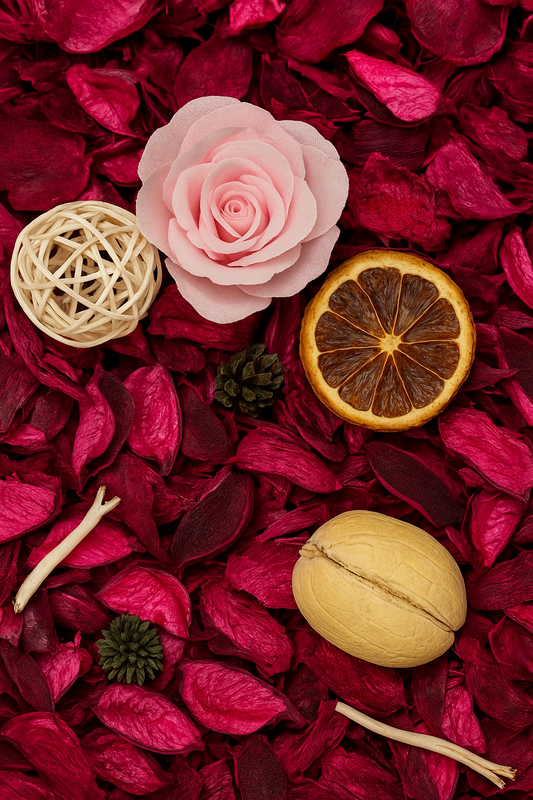 Kırmızı Renkli Kurutulmuş Dökme Kuru Gül 350Gr SHN-2083