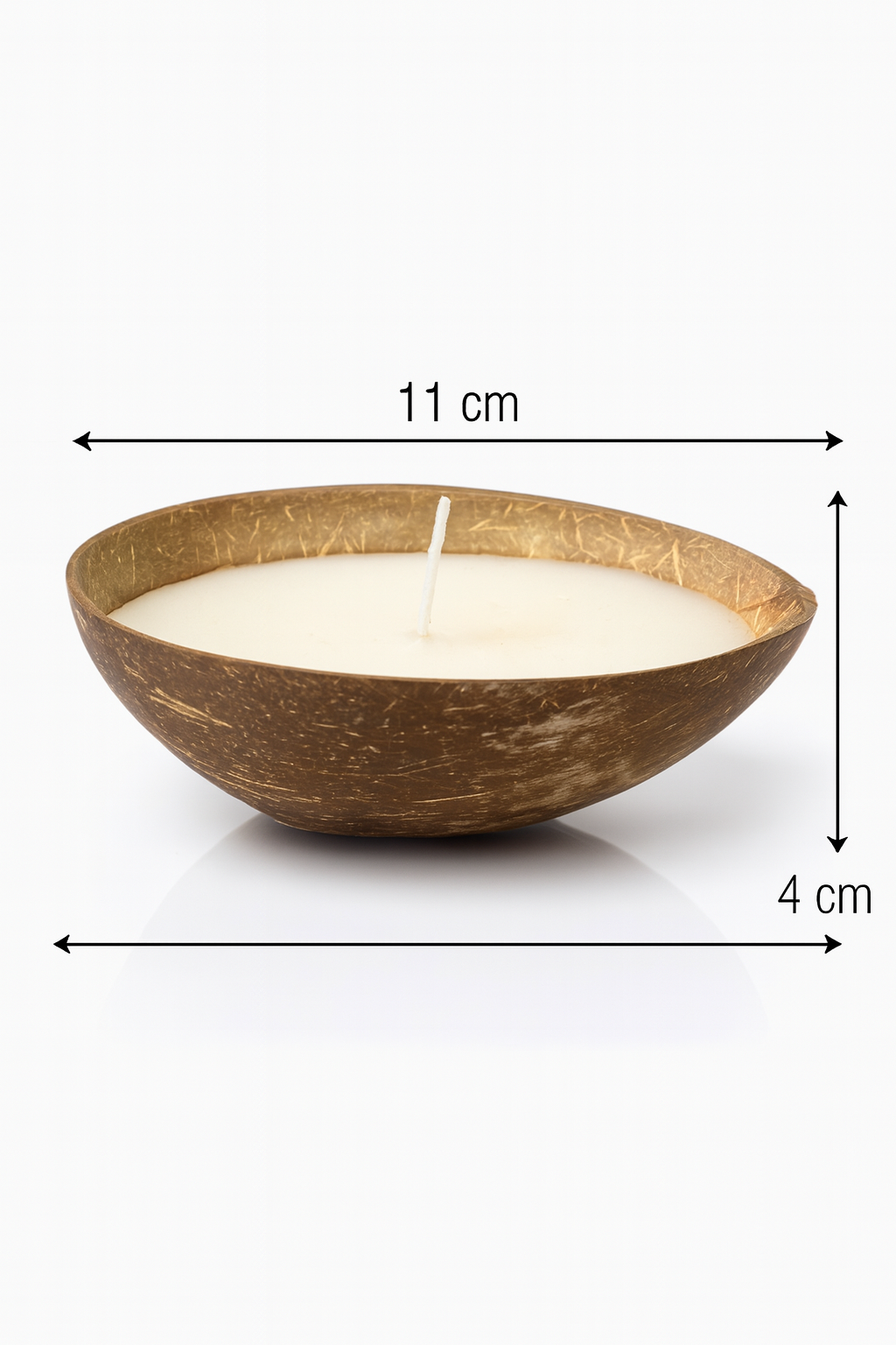 Hindistan Cevizli Kablı Coconut Kokulu Dekoratif Mum SHN-2081