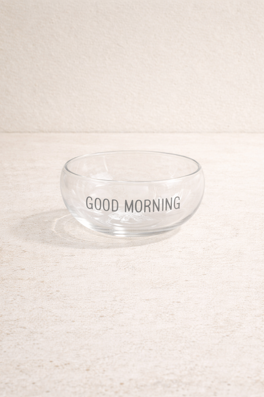 Borosilikat 2 Li Yuvarlak Çerezlik Cam Kase Seti KW-703