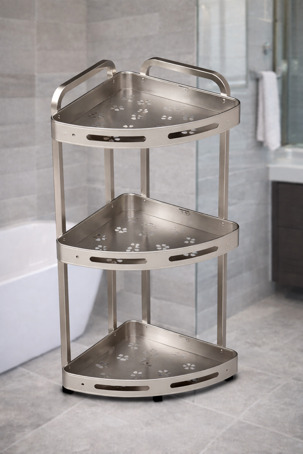 3 Katlı Alüminyum Raf Organizer SHN-2104