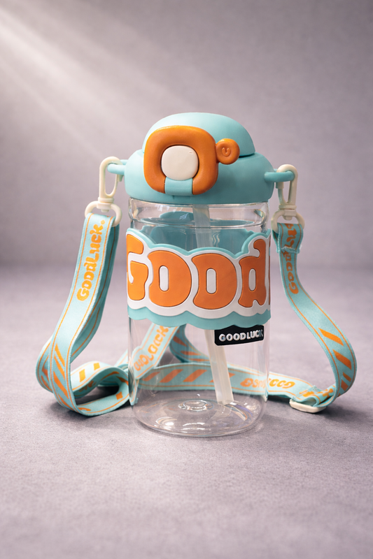 Figürlü Polikarbon Matara 650 ML BPA Free Hafif Dayanıklı Su Matarası KW-1022