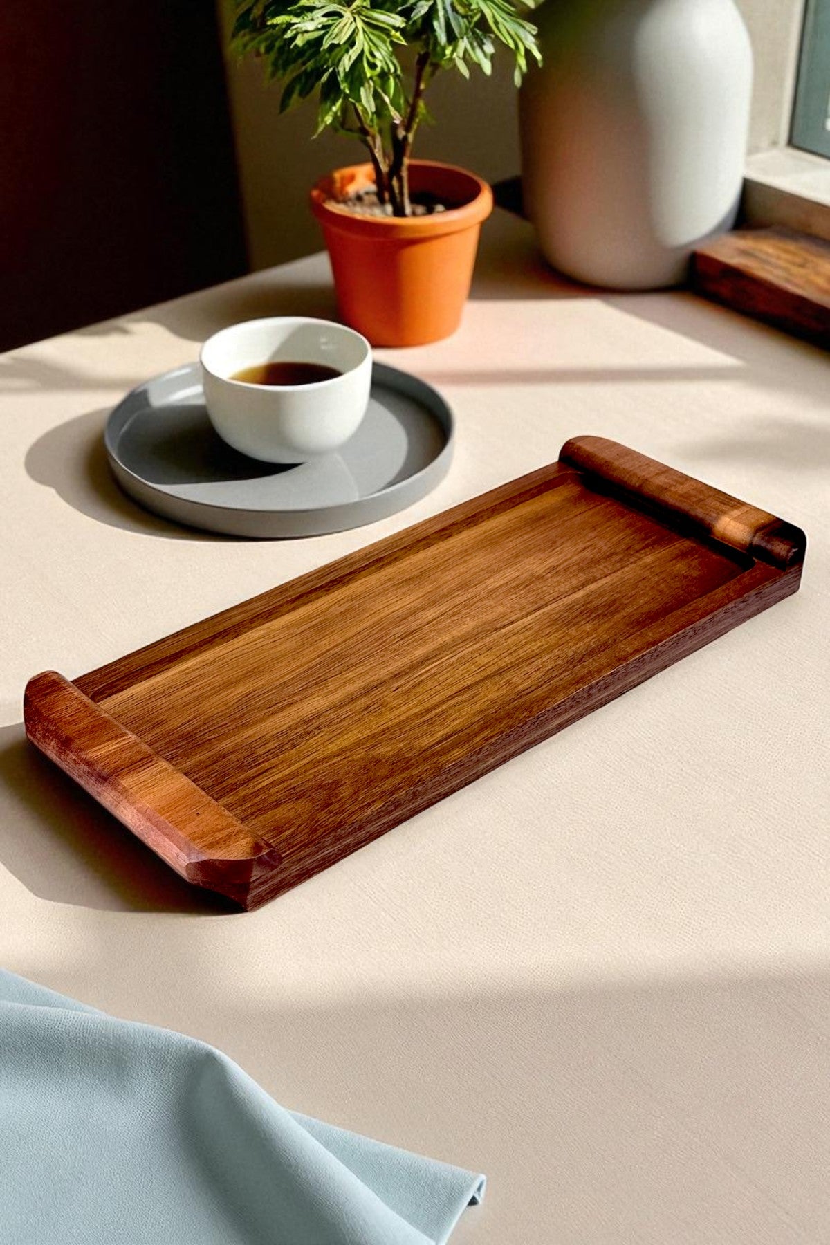 Akasya Sunumluk Mini Tepsi 35x15CM KW-956
