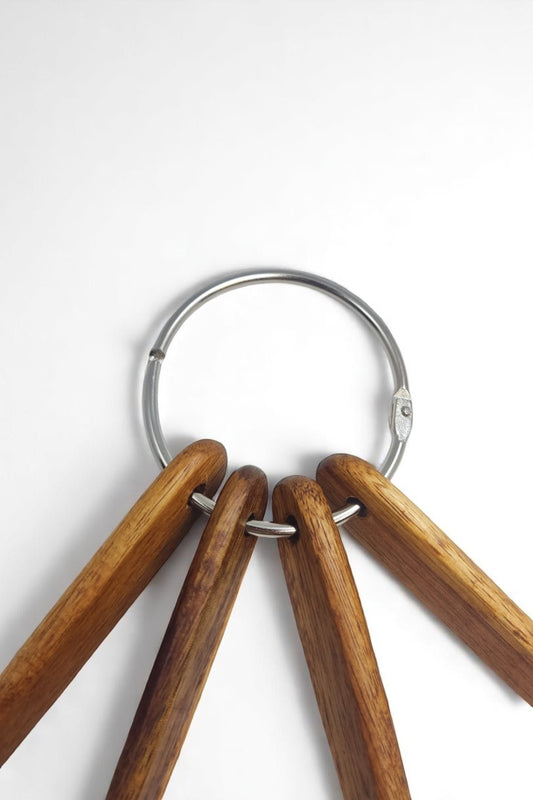 Halkalı Silikon Başlık Akasya Saplı 4 Lu Pasta ve Kek Seti KW-1102