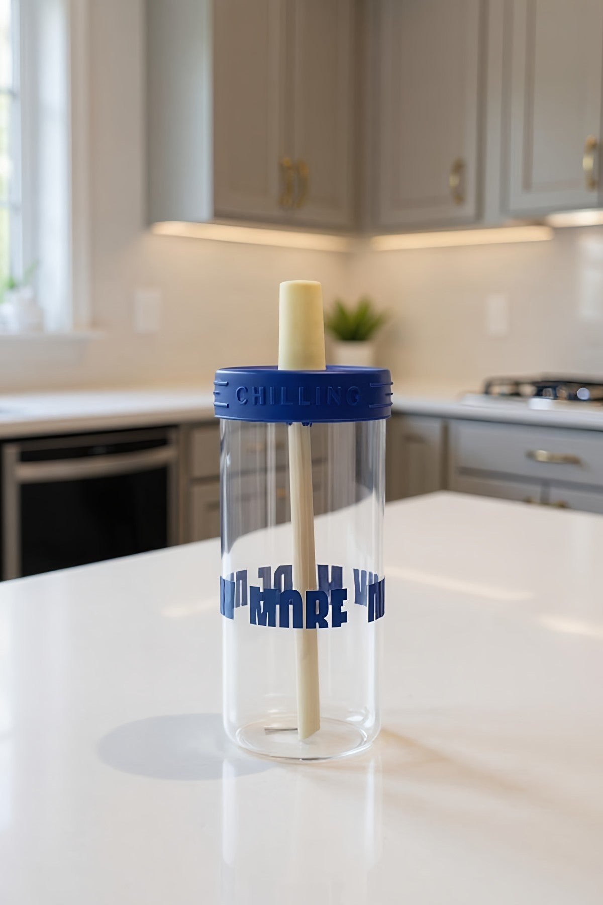 Marf Pipetli Silikon Kapaklı Borosilikat Cam Matara KW-877