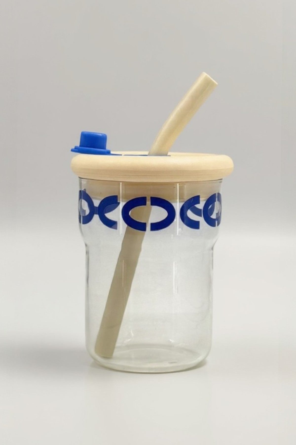 Pipetli Kapaklı Borosilikat Cam Matara KW-879