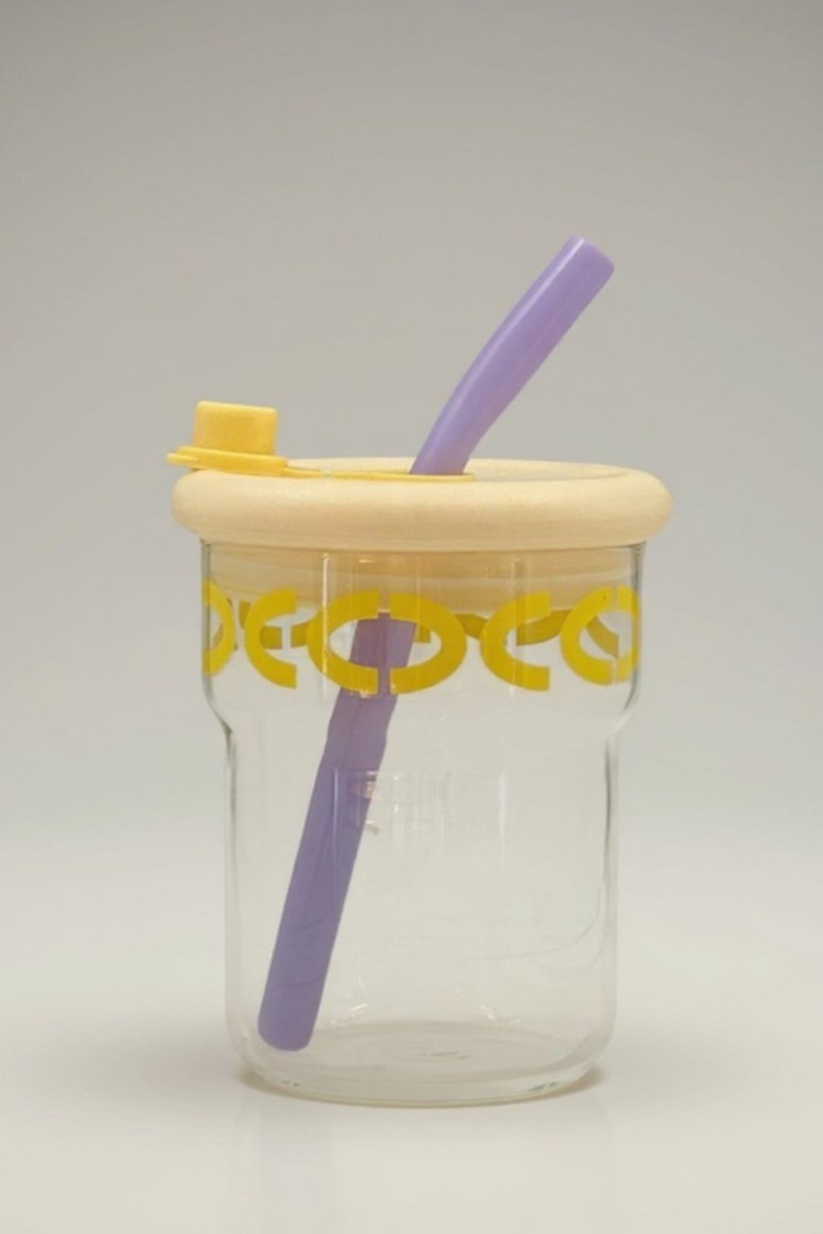 Pipetli Kapaklı Borosilikat Cam Matara KW-879