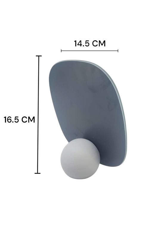 Yuvarlak Top Ayaklı Makyaj Aynası 14.5CM x 16.5CM SHN-1031