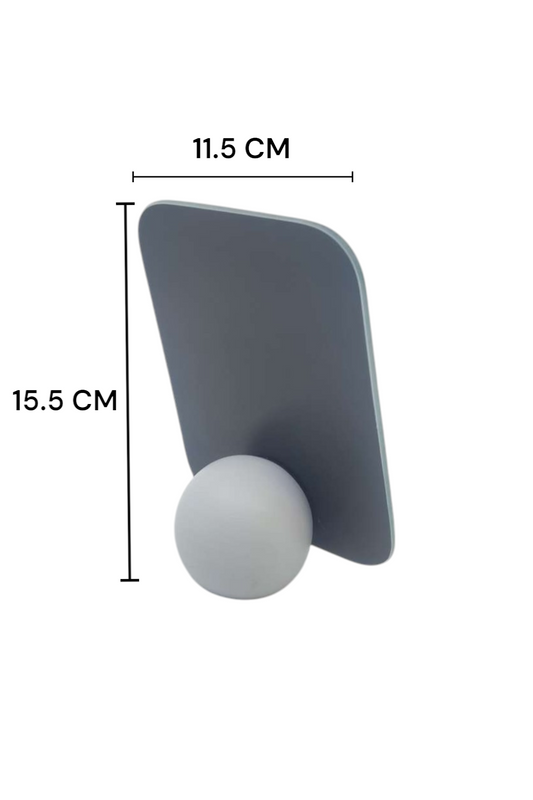 Yuvarlak Top Ayaklı Dikdörtgen Makyaj Aynası 11.5CM x 15.5CM SHN-1032