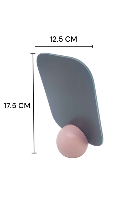 Yuvarlak Top Ayaklı Dikdörtgen Makyaj Aynası 12.5CM x 17.5CM SHN-1034