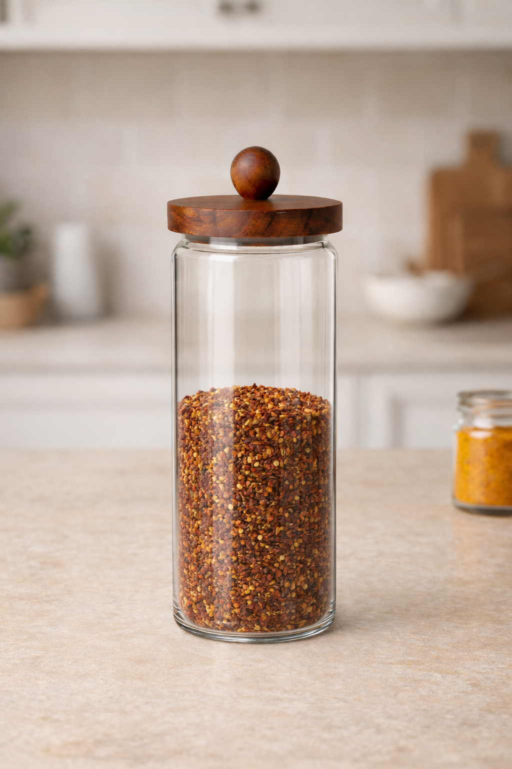 Akasya Conta Kapaklı Borosilikat 1200ml Kavanoz KW-746