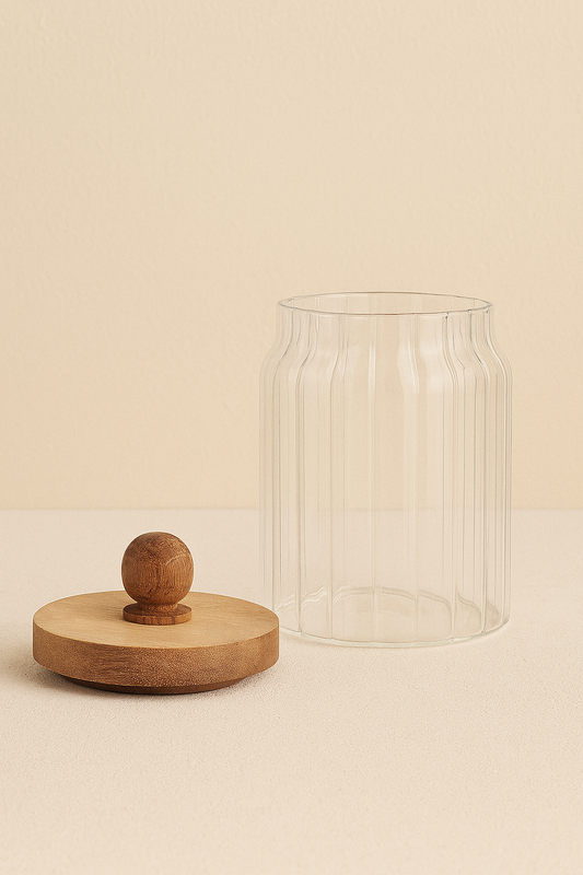 Akasya Conta Kapaklı Borosilikat 650ml Kavanoz KW-761