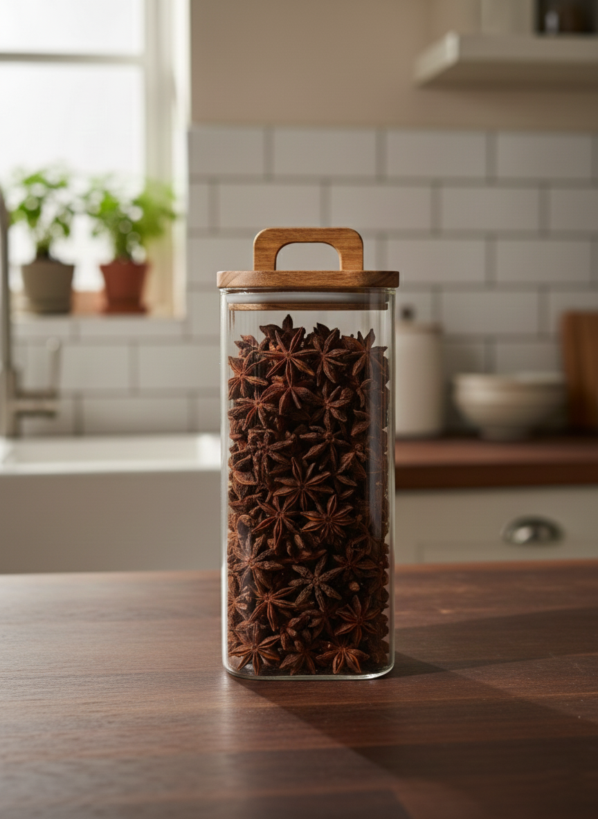 Akasya Conta Kapaklı Borosilikat 1750ml Kare Kavanoz KW-778