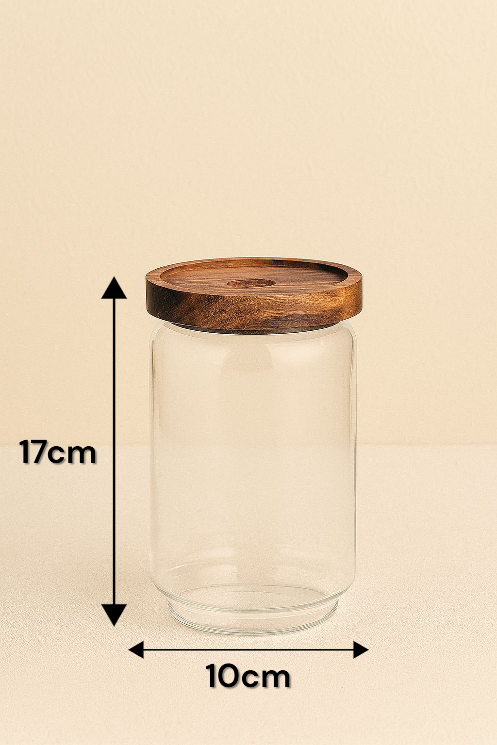 Akasya Conta Kapaklı Borosilikat 800ml Kavanoz KW-784