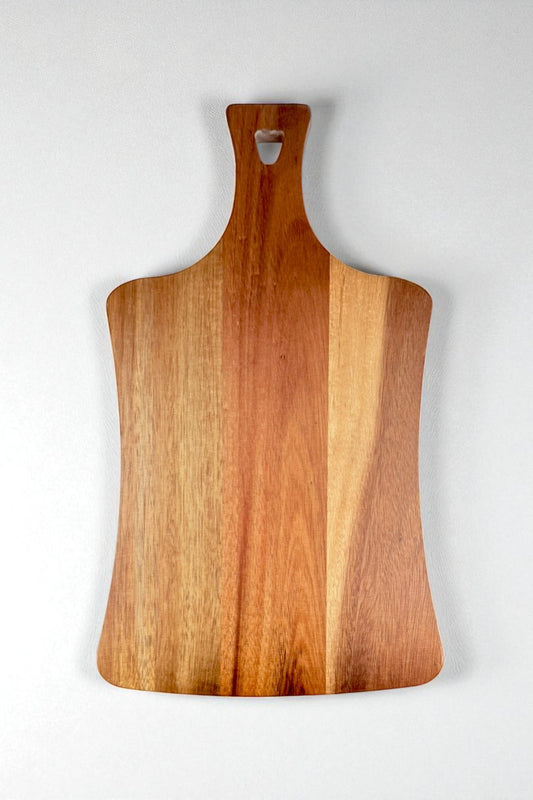 Akasya Kesme Tahtası Saplı Kesim Panosu 26x18CM KW-946