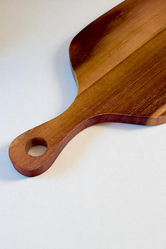 Akasya Kesme Tahtası Saplı Kesme Panosu 25x15CM KW-947