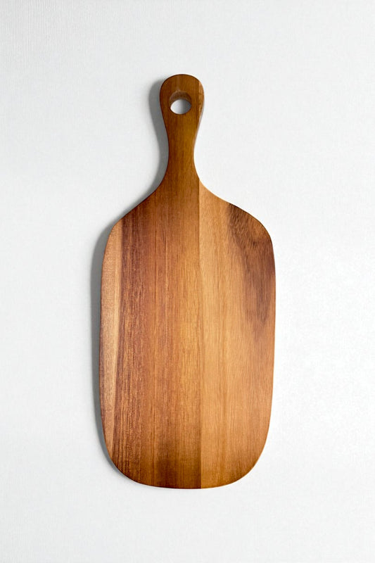 Akasya Kesme Tahtası Saplı Kesme Panosu 25x15CM KW-947