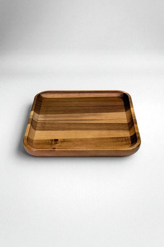 Akasya Kare Sunumluk Tepsi 20x20CM KW-951