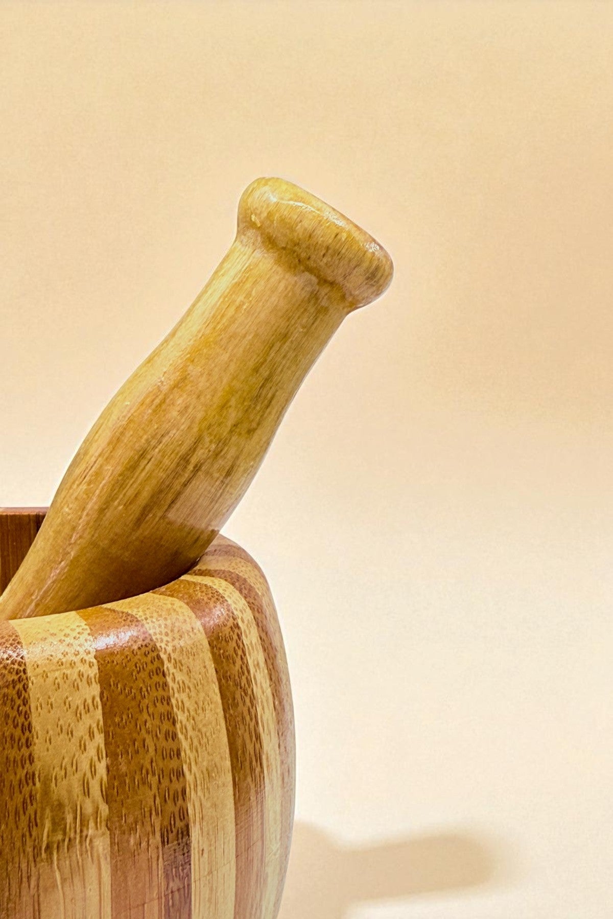 Bambu Havan Haşhaş Sarımsak Döveceği KW-463