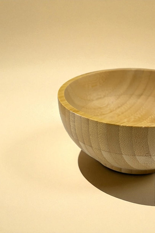 Bambu Çerezlik Büyük Boy Yuvarlak Kase KW-970