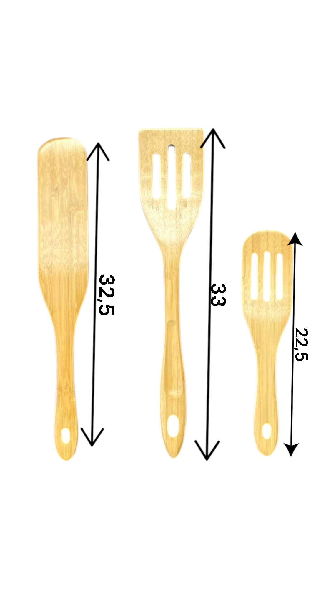 Orjinal Bambu 32CM Spatula KW-255