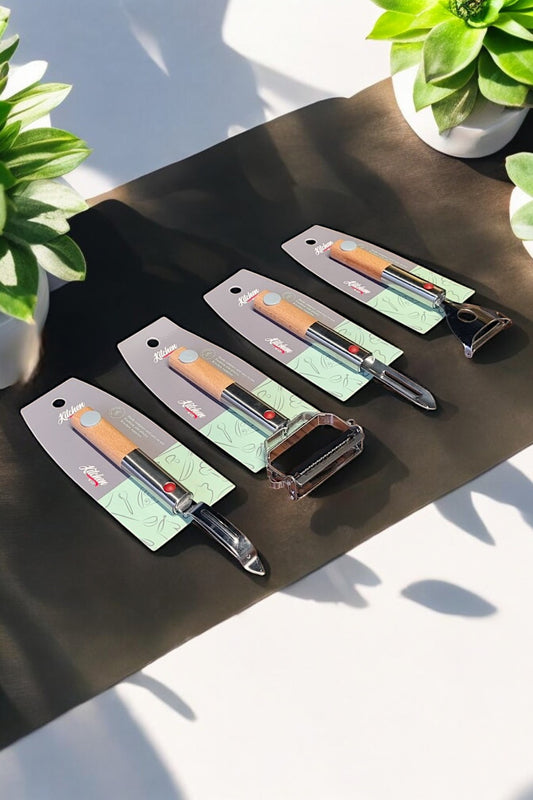 Bambu Saplı 4 Parça Yemek Hazırlık Seti Metal Uçlu KW-550 Series