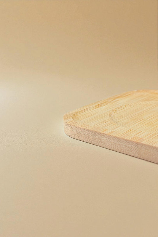 6'lı Bambu Çay Altlığı Kare Çay Tabağı Nihale KW-152