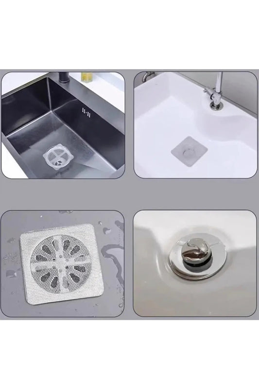 10 Parça Duş Ve Lavabo Tel Gider SHN-1086