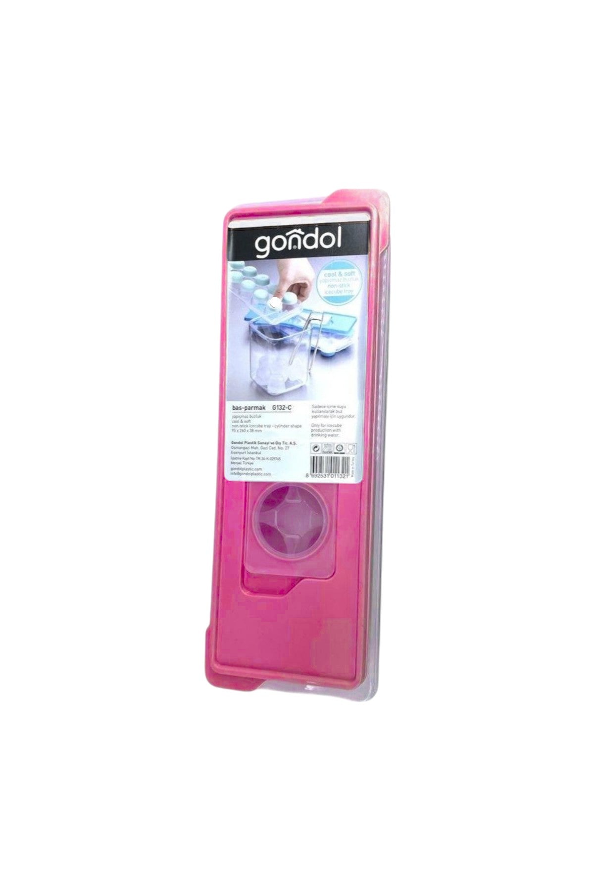 Gondol Silikon Tabanlı Bas Parmak Buz Kalıbı G132-C FMA011321