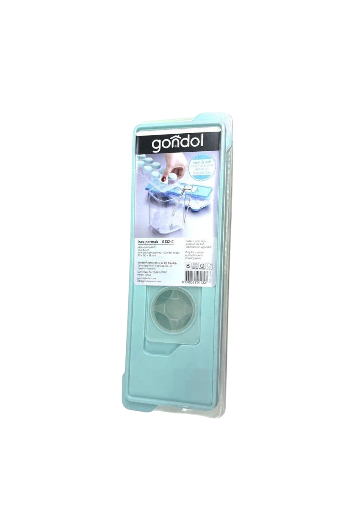 Gondol Silikon Tabanlı Bas Parmak Buz Kalıbı G132-C FMA011321