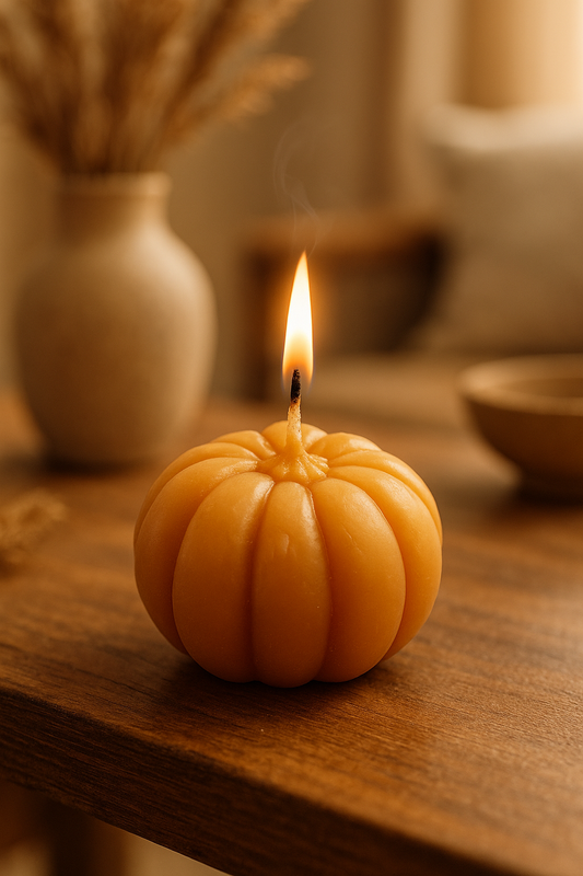 Dekoratif Kabak Mum Şık Tasarımlı Dekoratif Uzun Ömürlü Mum SHN-2051