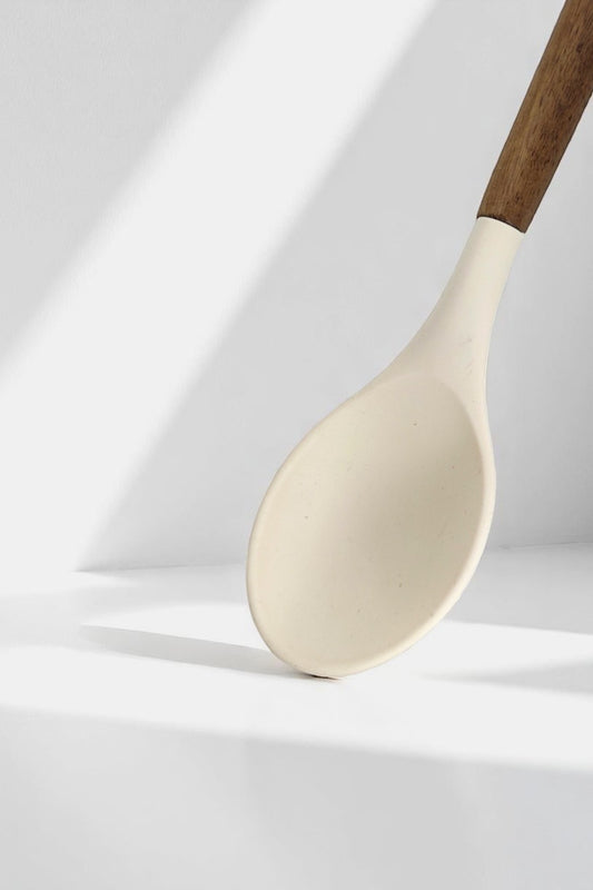 Akasya Saplı Silikon Bambu Kaşık KW-1099