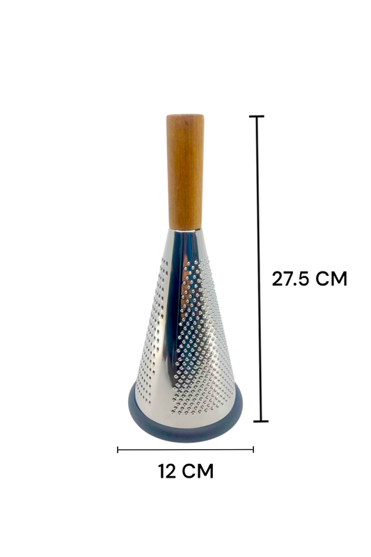 Ahşap Saplı Huni 3 Köşeli Çelik Rende KW-292