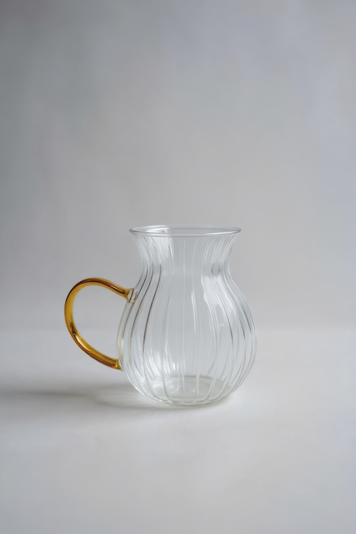 6'lı Turuncu Kulplu Borosilikat Termisil Serisi Bardak Seti 175ML KW-337