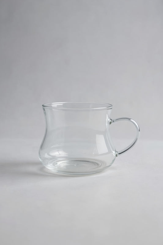 3 Lü Kulplu Borosilikat Bardak Seti 250ML KW-353